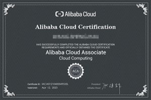 Alibaba Cloud Associate Cloud Computing